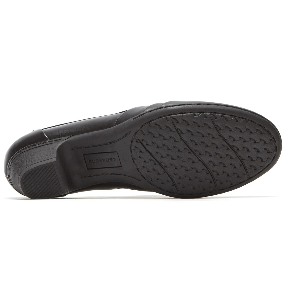 Rockport Womens Cobb Hill Abbott - Slip-On Black - XZN028654